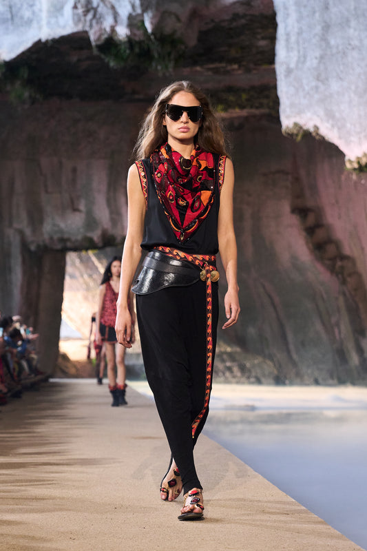 Embroidered Pareo Foulard - Limited edition 1/8