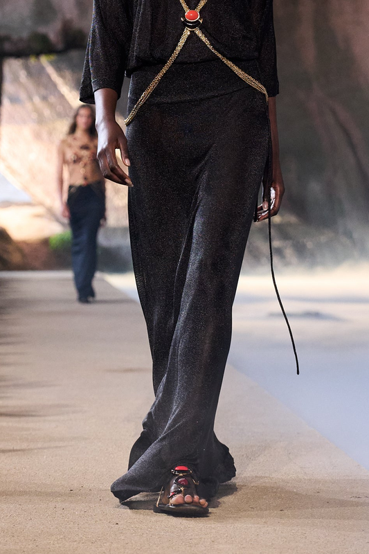 Lurex Long Skirt