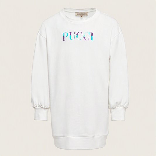 Sweatshirt Dress with Logo