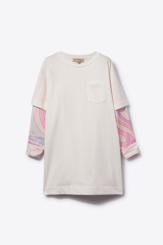 Marmo-Print T-Shirt Dress