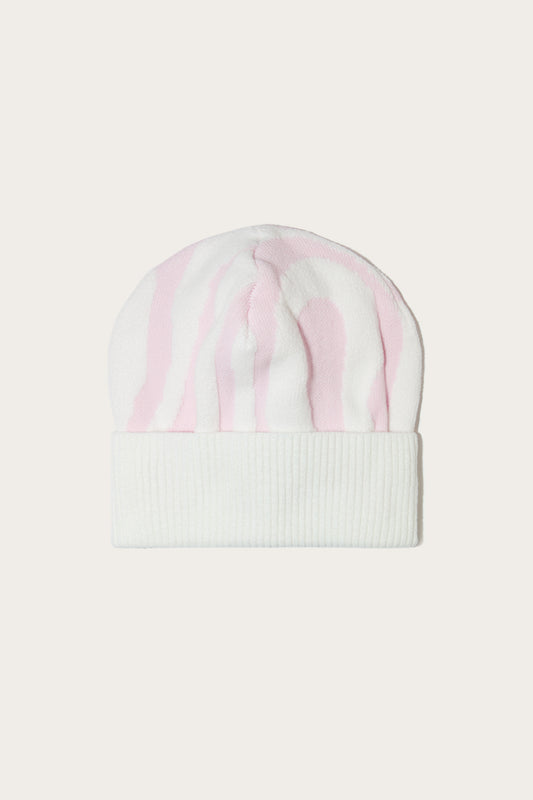 Marmo-Jacquard Beanie Hat