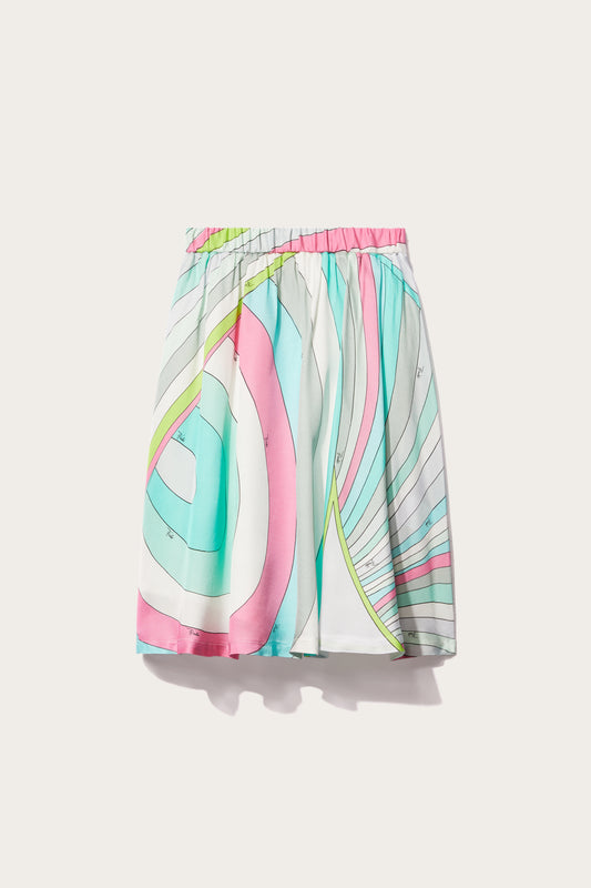 Iride-Print Skirt