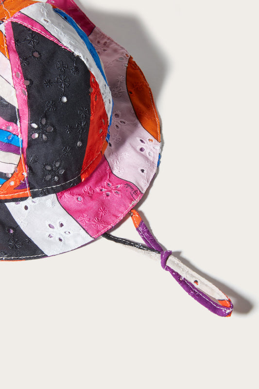 Iride-Print Sun Hat View 3 - Pucci