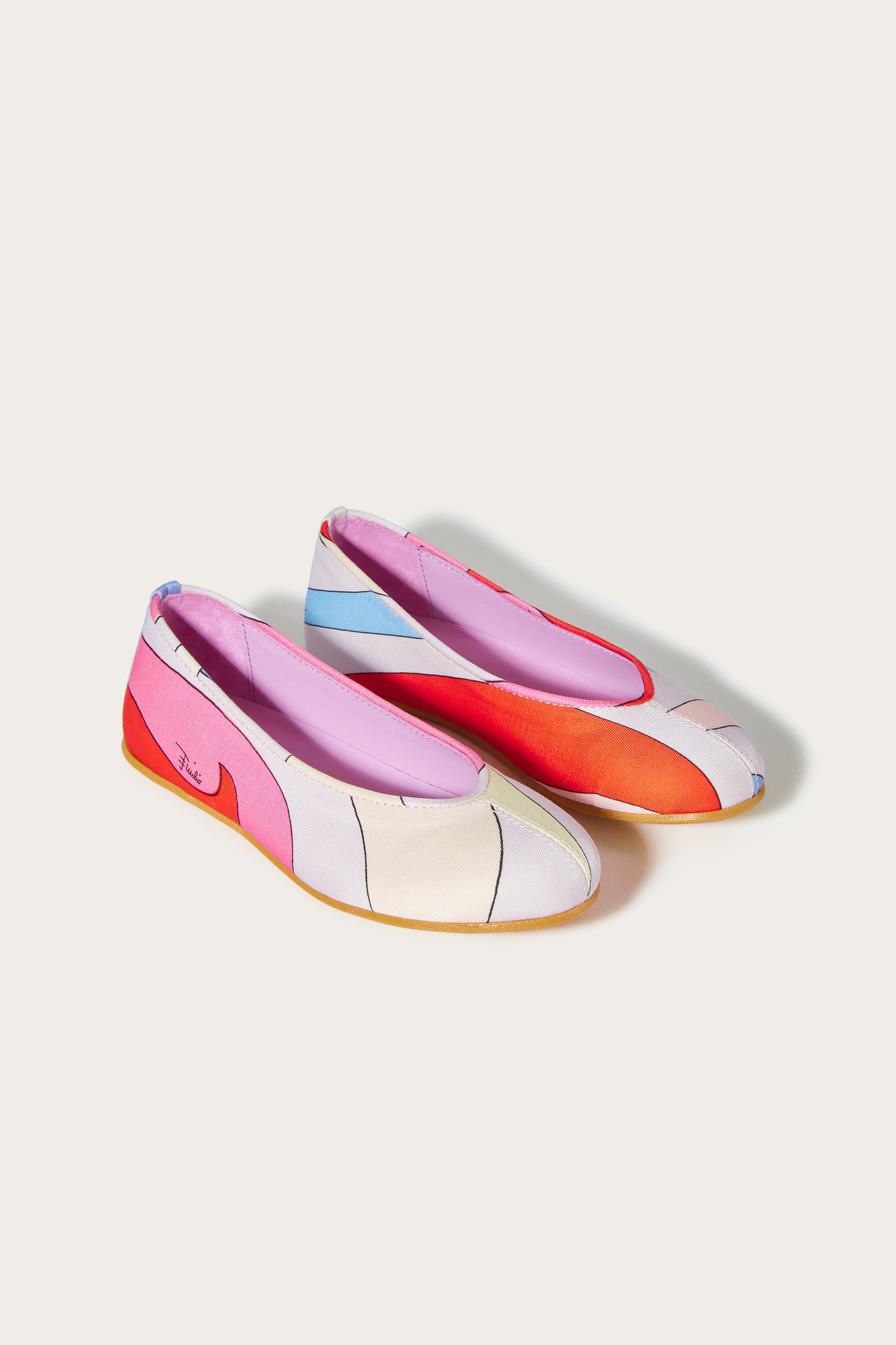 Sale Pucci Emilio Pucci Shoes Price Marmo-Print Ballet Pumps