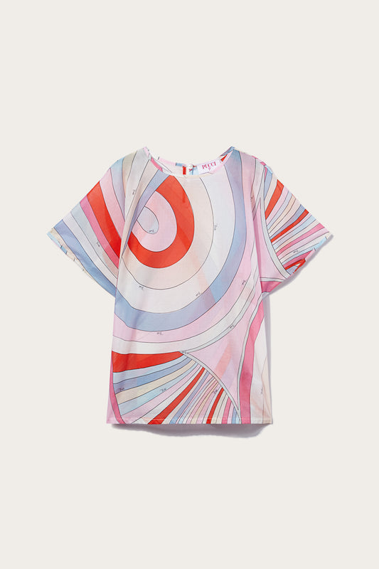 Iride-Print Cotton Dress View 1 - Pucci