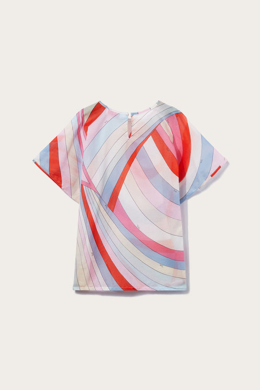 Iride-Print Cotton Dress View 2 - Pucci