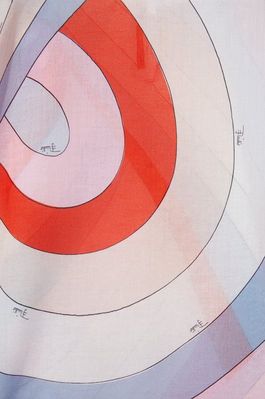 Iride-Print Cotton Dress View 3 - Pucci