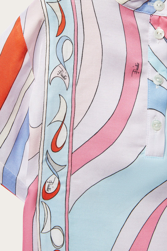 Marmo-Print Shirt View 3 - Pucci