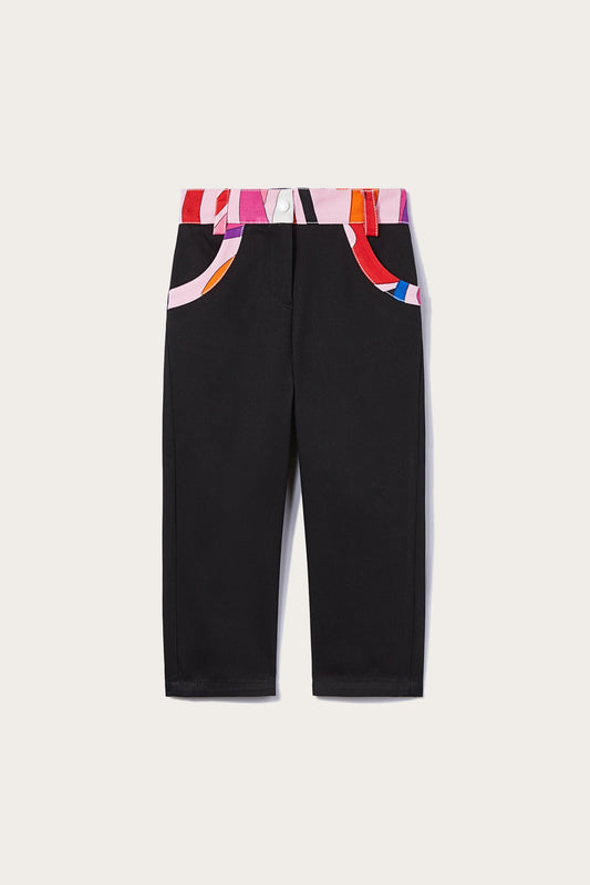 Marmo-Print Trousers