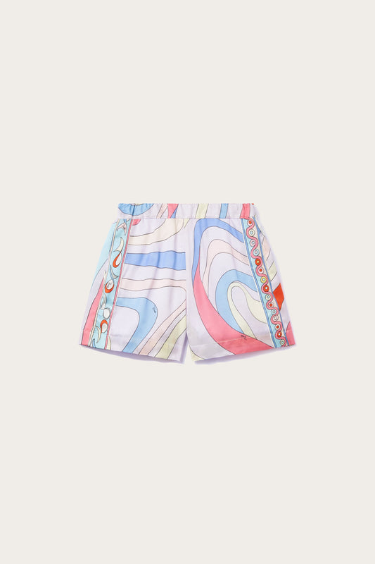 Marmo-Print Shorts