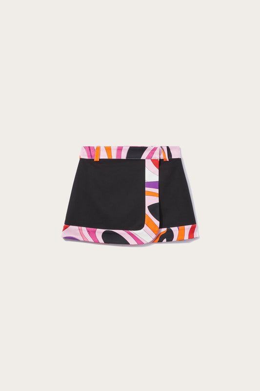 Marmo-Print Skirt