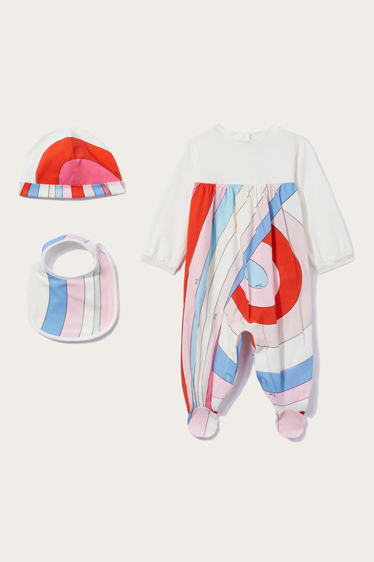 Iride-Print Babygrow Set View 1 - Pucci