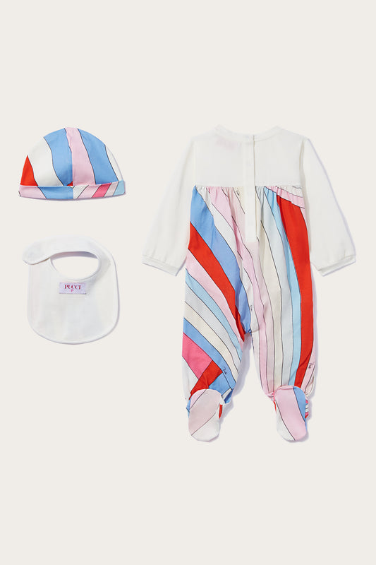 Iride-Print Babygrow Set View 2 - Pucci