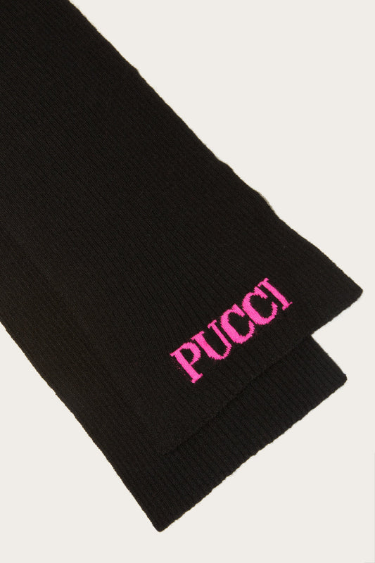 Logo-Intarsia Scarf View 3 - Pucci