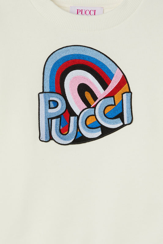 Sweatshirt with Iride Print