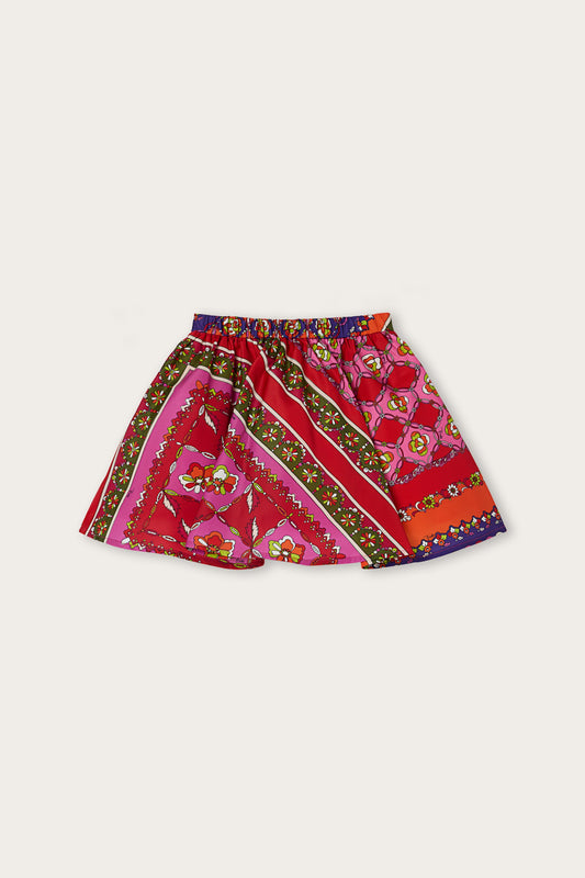 Festa Print Swirl Skirt
