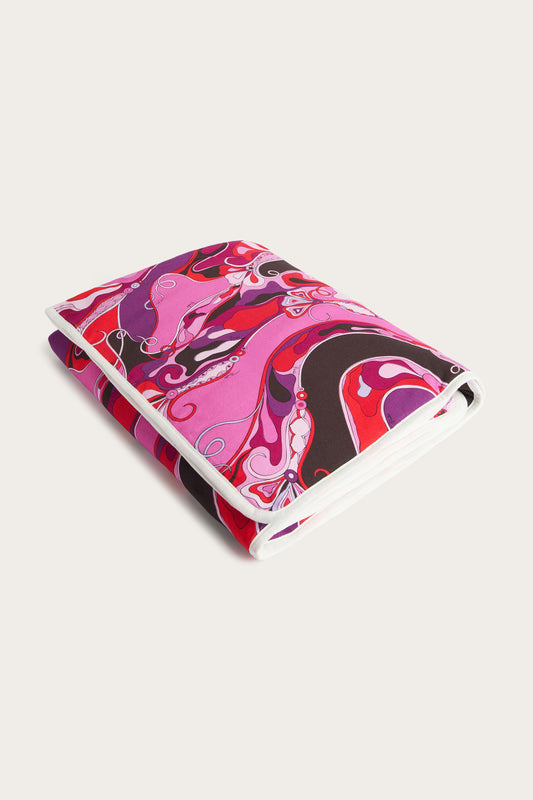 Orchidee Print Newborn Blanket