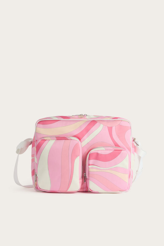 Marmo Print Diaper Bag