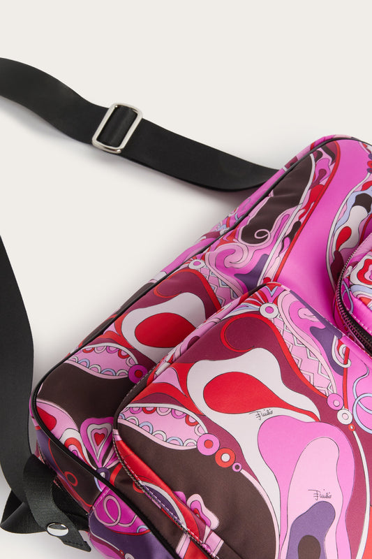 Borsa per Pannolini in Stampa Orchidee