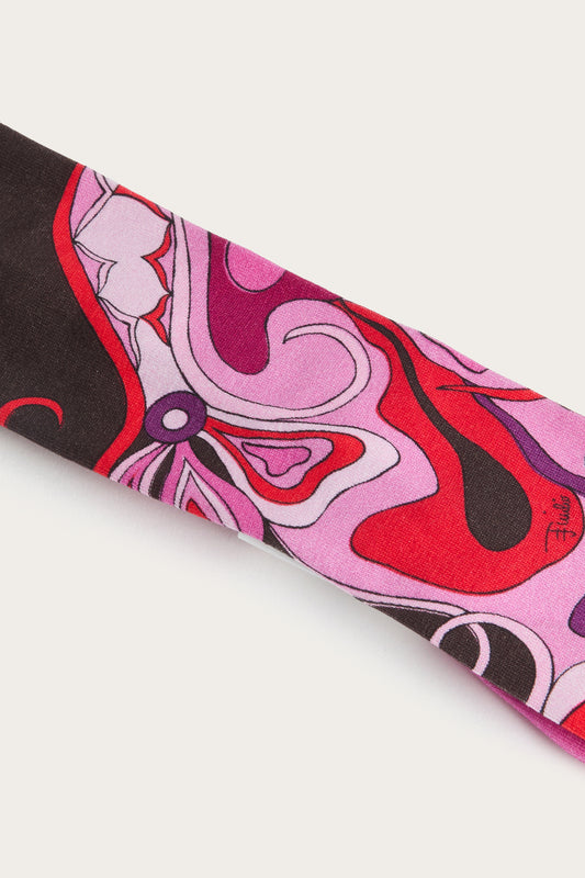 Fascia per Capelli in Stampa Orchidee