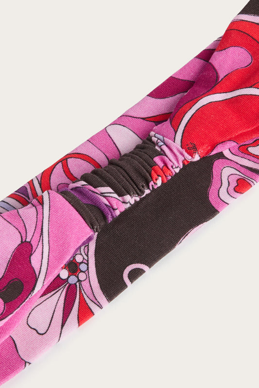 Fascia per Capelli in Stampa Orchidee