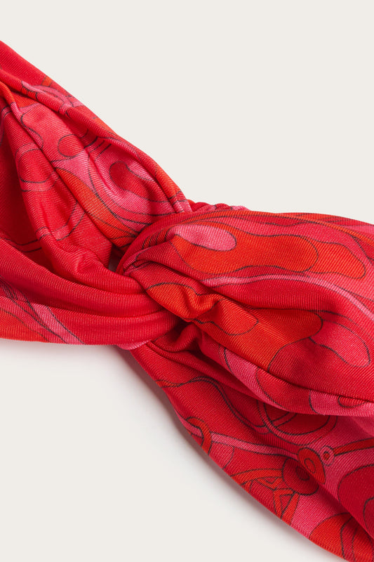 Orchidee Print Headband