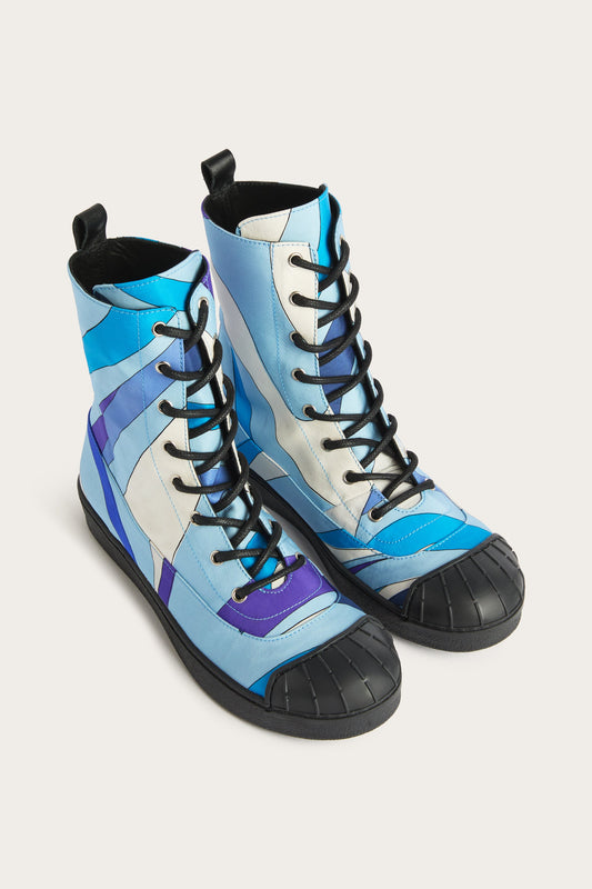 Stivaletti in Stampa Marmo