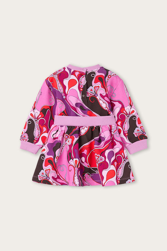 Orchidee Print Dress