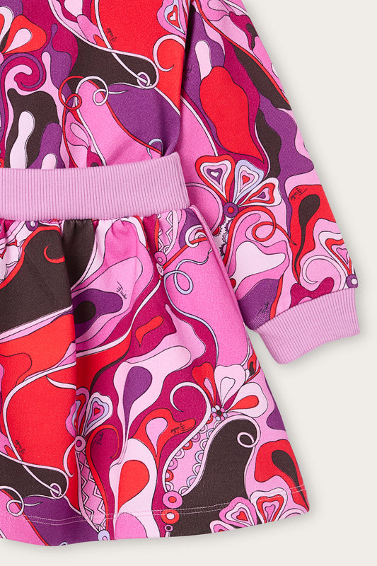 Orchidee Print Dress