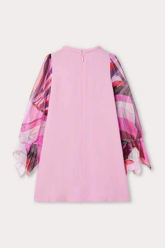 Abito con Maniche in Voile