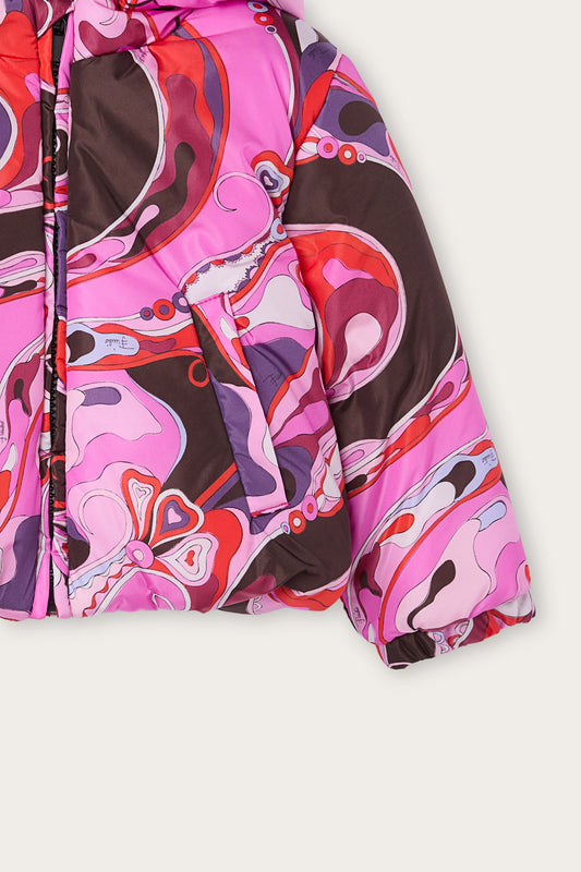 Piumino Baby in Stampa Orchidee