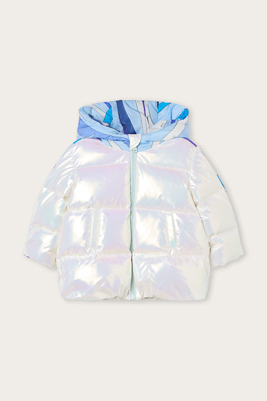 Holographic Effect Down Jacket