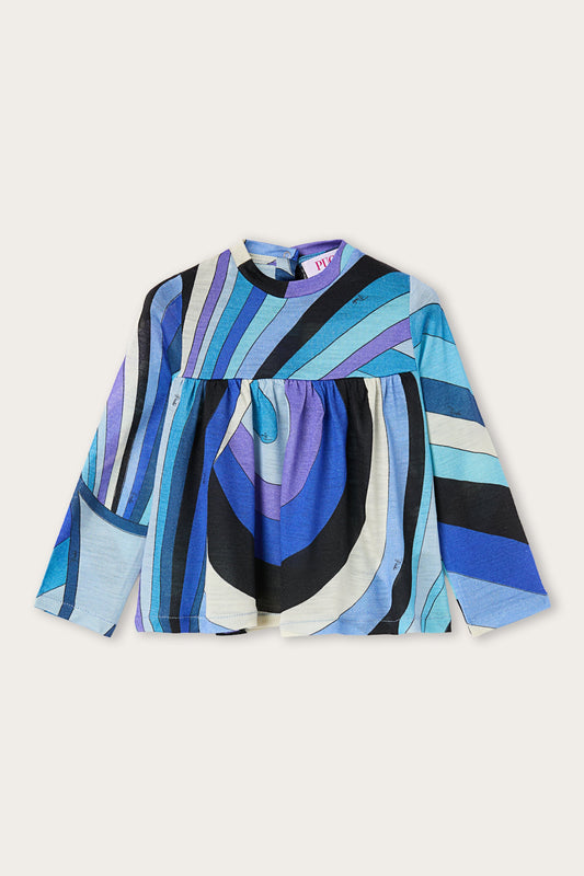 Maglia in Stampa Iride