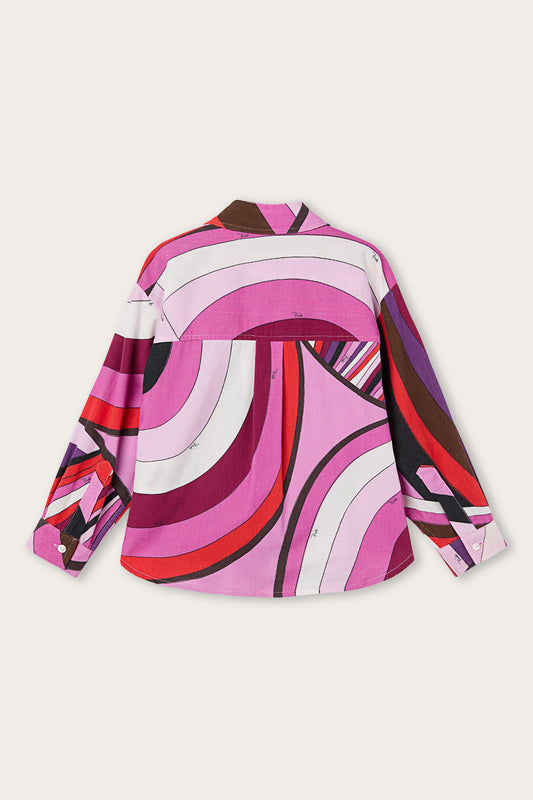 Camicia in Stampa Iride