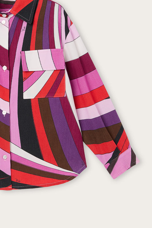 Camicia in Stampa Iride