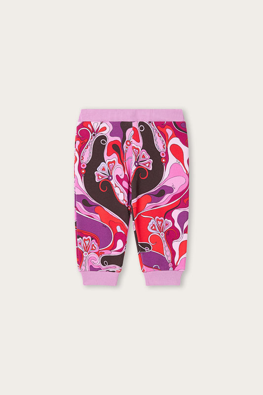Joggers Baby in Stampa Orchidee