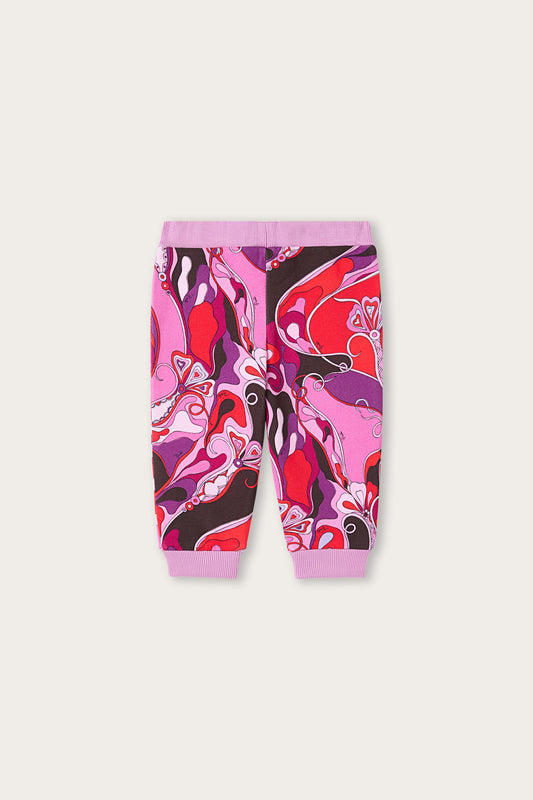 Joggers Baby in Stampa Orchidee