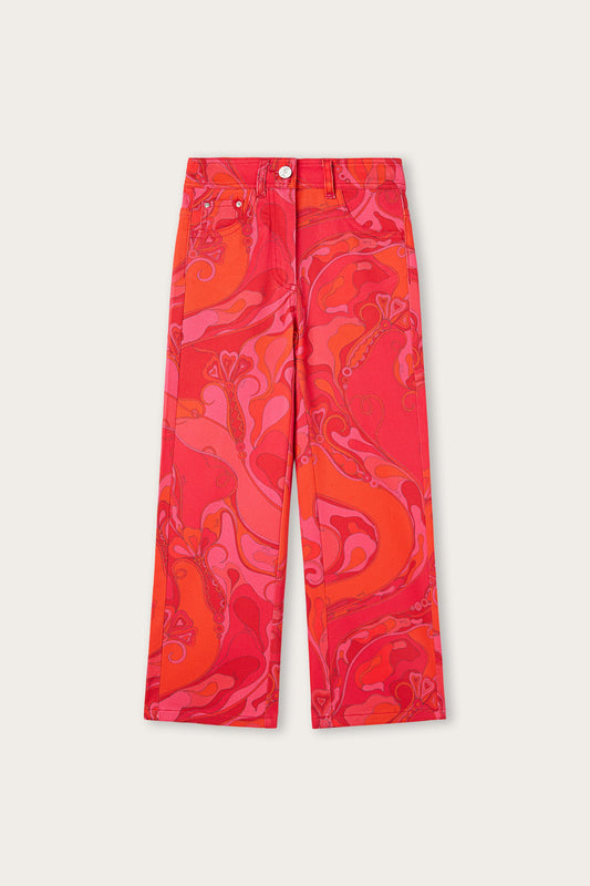 Orchidee Print Pants