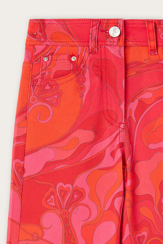 Orchidee Print Pants