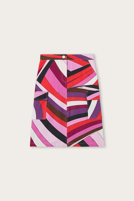 Gonna Midi in Stampa Iride