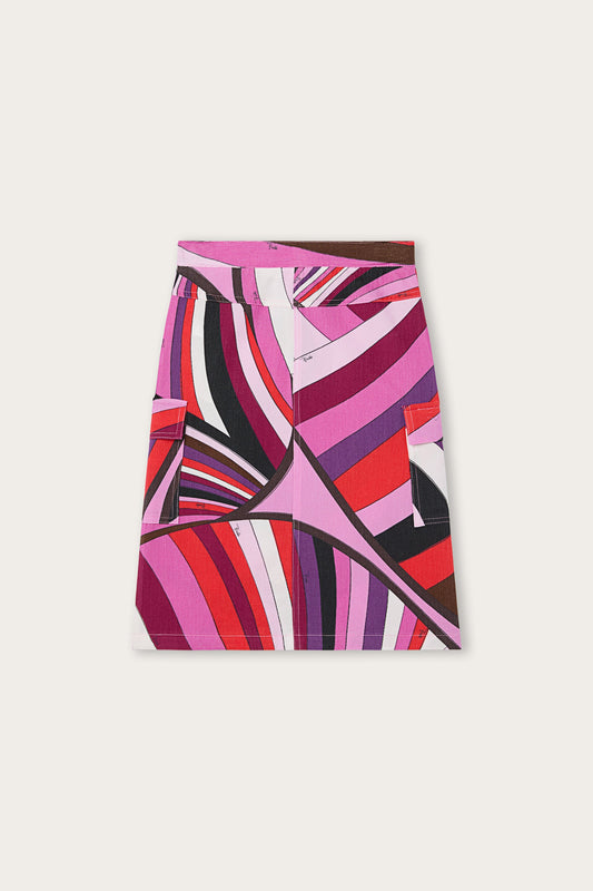 Gonna Midi in Stampa Iride