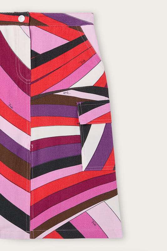 Gonna Midi in Stampa Iride