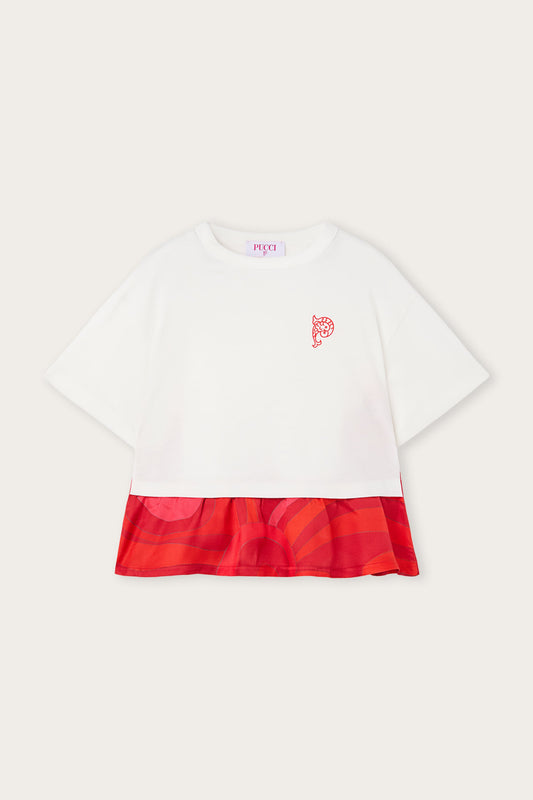 Contrast Print T-Shirt