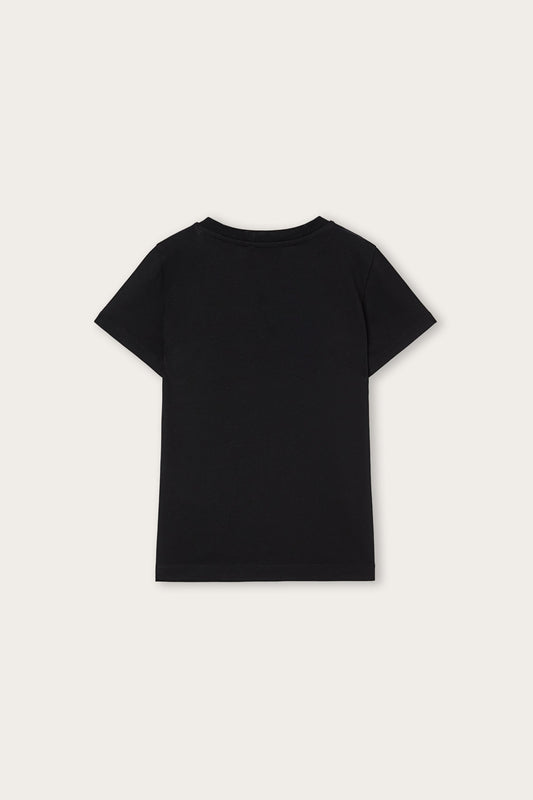 T-shirt with Embroidered Logo