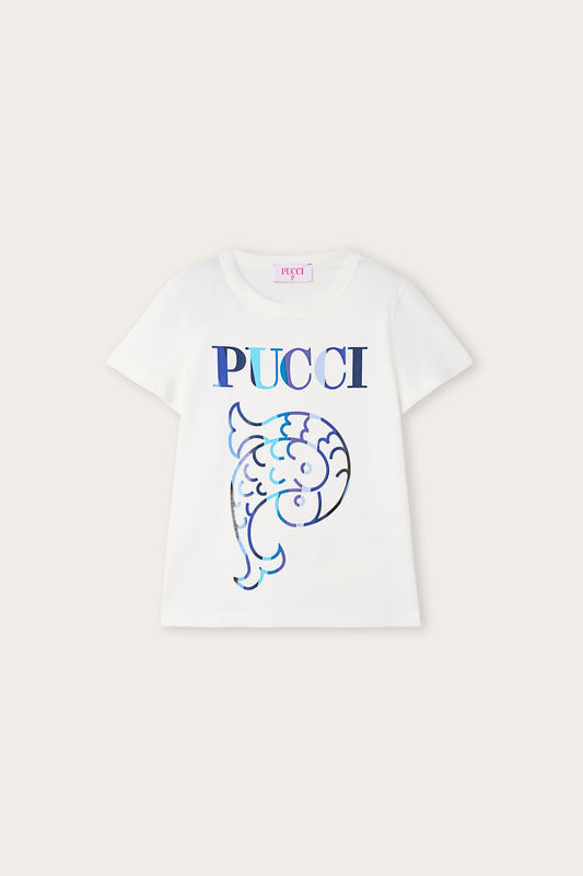 T-shirt with Macro Print