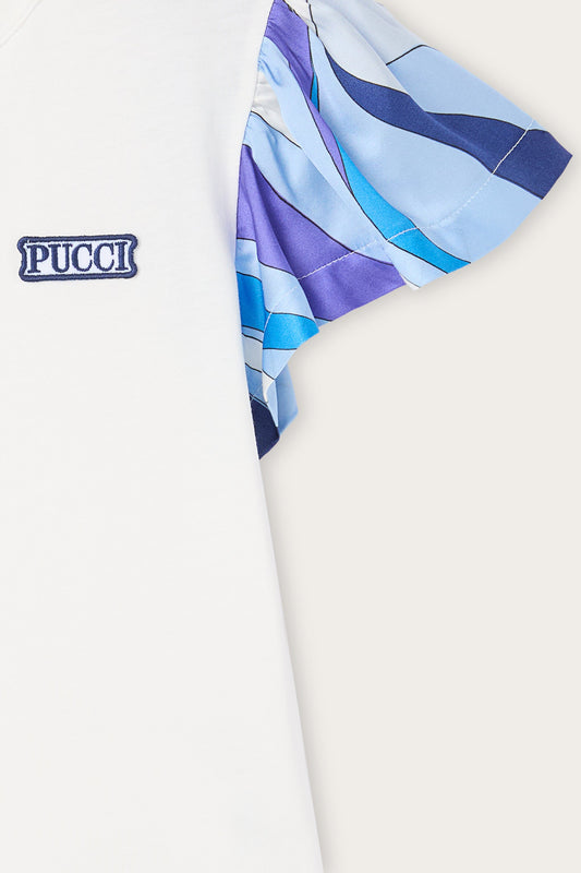 T-shirt con Maniche Stampate