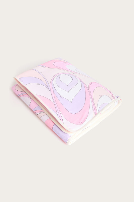 Onde Print Newborn Blanket