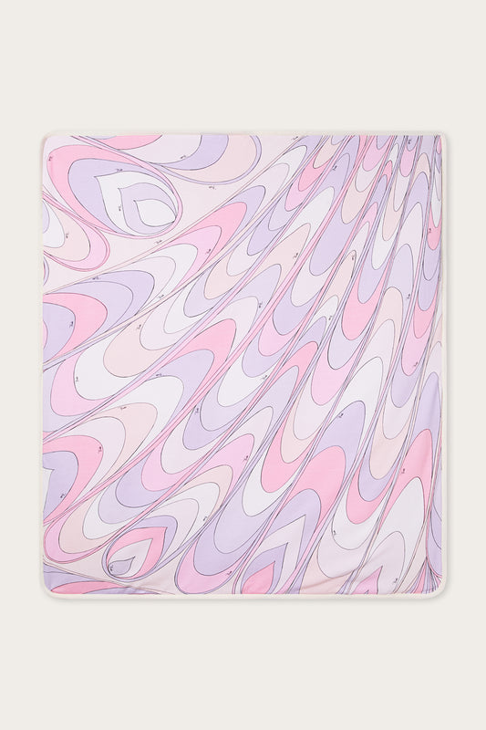 Onde Print Newborn Blanket