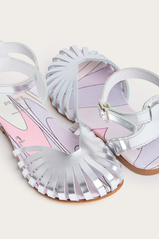Leather Ballerina Sandals