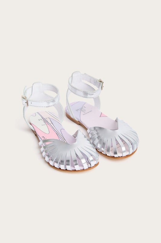 Leather Ballerina Sandals
